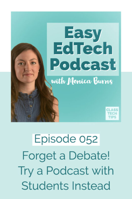 Learn about a strategy for making traditional debates more relevant and authentic by creating a podcast with students through a "hottest take."