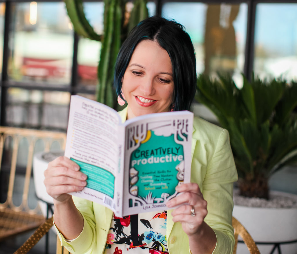 Producvitiy tips for teachers and students can help you have the best year yet! Lisa Johnson shares her new book Creatively Productive in this blog post.