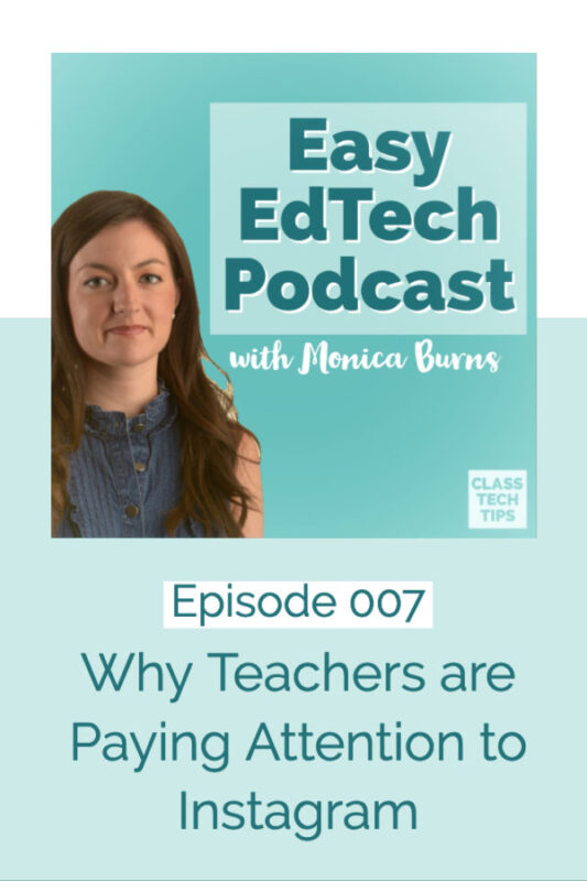 You’ll hear ways to use Instagram and IGTV to find inspiration, lesson idea, and lots of tips to bring back to the work you do everyday in schools!